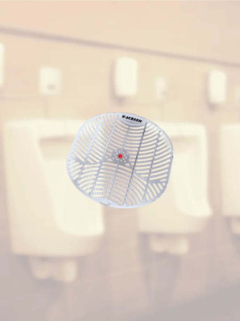 แผ่นดับกลิ่นโถปัสสาวะ V-Screen® Dual – แผ่นรองดับกลิ่นและฆ่าเชื้อสำหรับโถปัสสาวะ ลดกลิ่นไม่พึงประสงค์ พร้อมช่วยรักษาความสะอาด เหมาะสำหรับห้องน้ำสาธารณะและห้องน้ำองค์กร