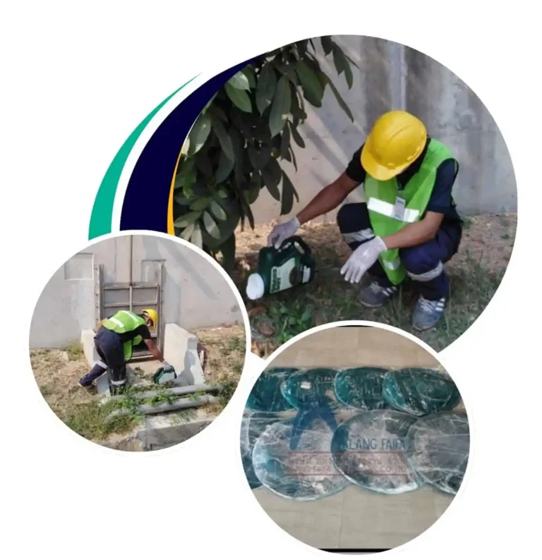 พนักงานไอเอฟเอส กำลังให้บริการป้องกันและควบคุมงู